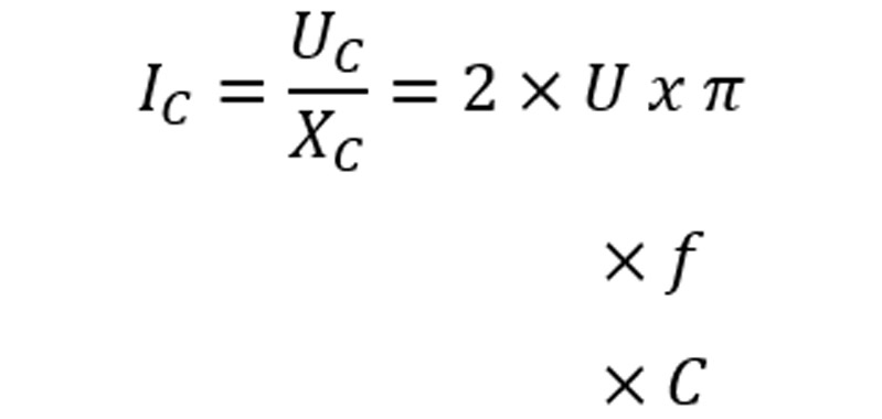 IC: Capacitor Current (Ampere)